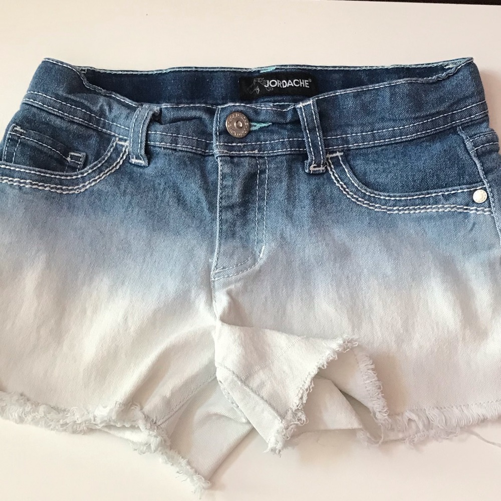 Blue white hombre shorts (girls)